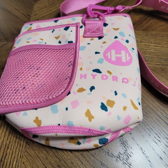 HydroJug Handbags - HydroJug Pink and Multicolor Crossbody Bag